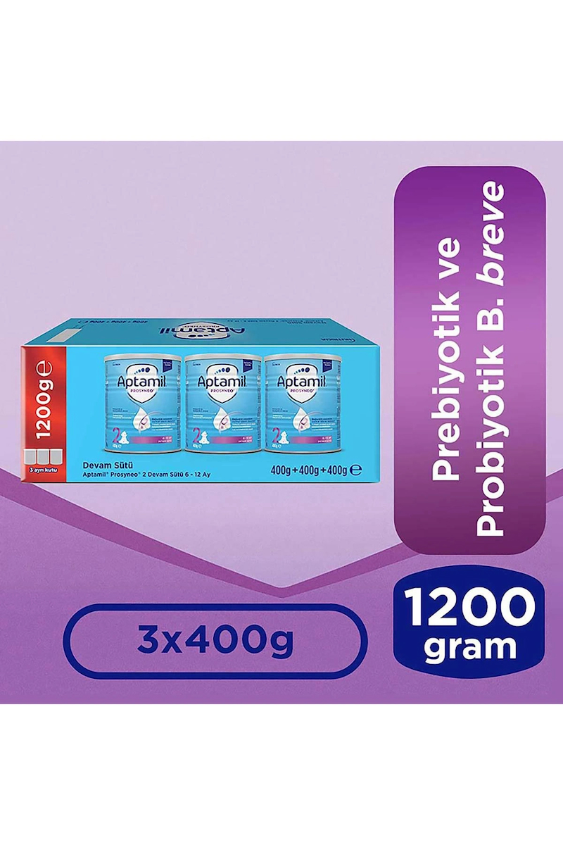 Aptamil Prosyneo 2 Devam Sütü 400 gr 3 Adet