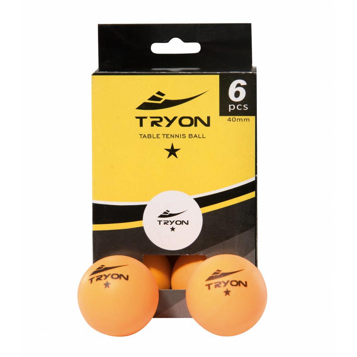 Tryon Masa Tenisi Topu 6 Lı MTT-121