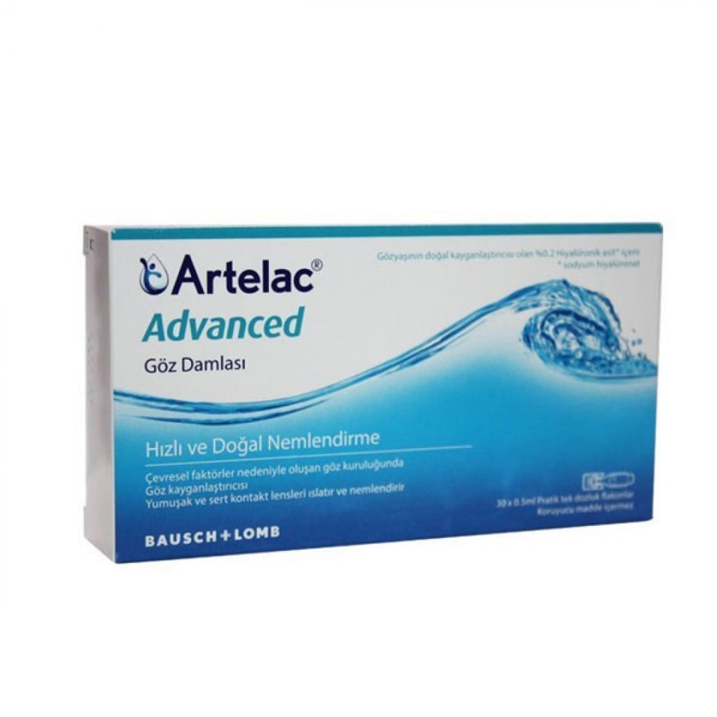 Bausch & Lomb Artelac Advanced Göz Damlası 0,5 ml x 30 Adet