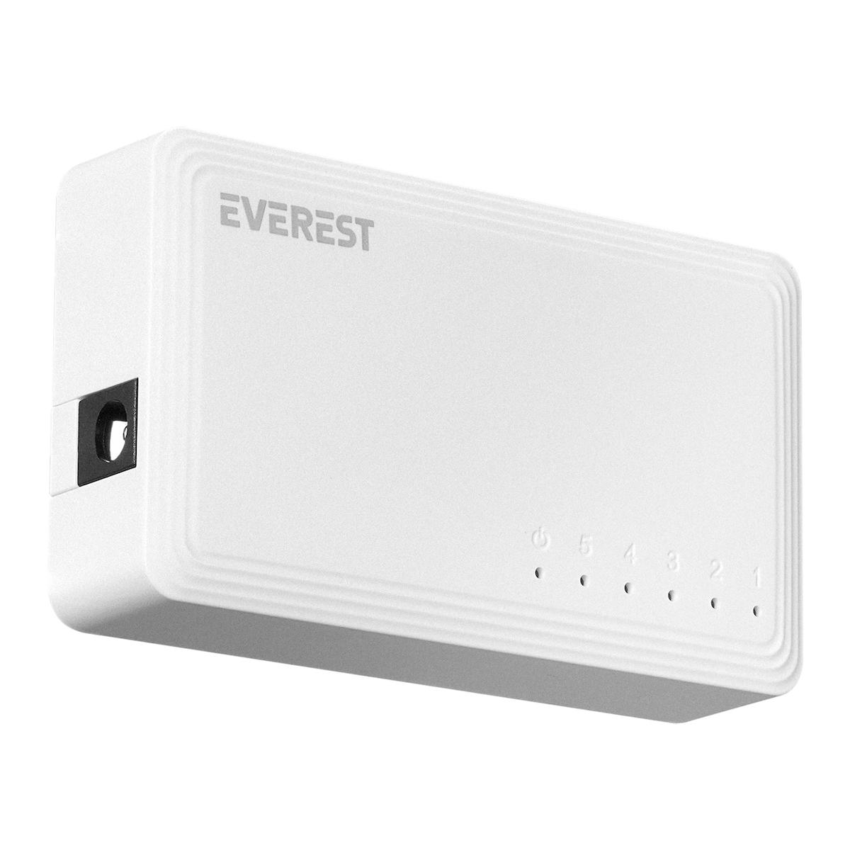 Everest ESW-515G 5 Port 10/100/1000Mbps Gigabit Ethernet Switch Hub  416022