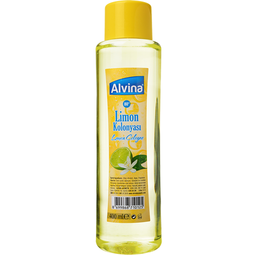 Alvina Limon Kolonyası 80 Derece Pet Şişe 400 ml