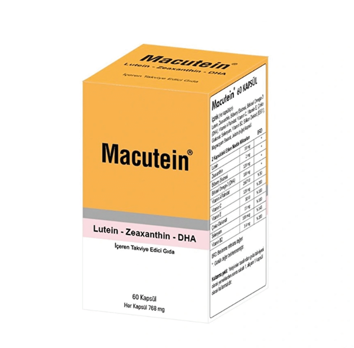 Macutein 60 Kapsül