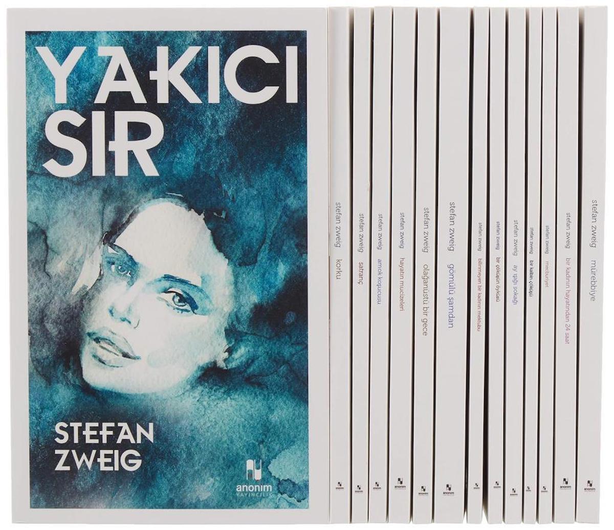 Stefan Zweig Seti 14 kitap (Yakıcı Sır, Ay Işığı Sokağı, Bir Çöküşün Öyküsü, Bir Kalbin Çöküşü, Gömülü Şamdan, Hayatın Mucizeler)