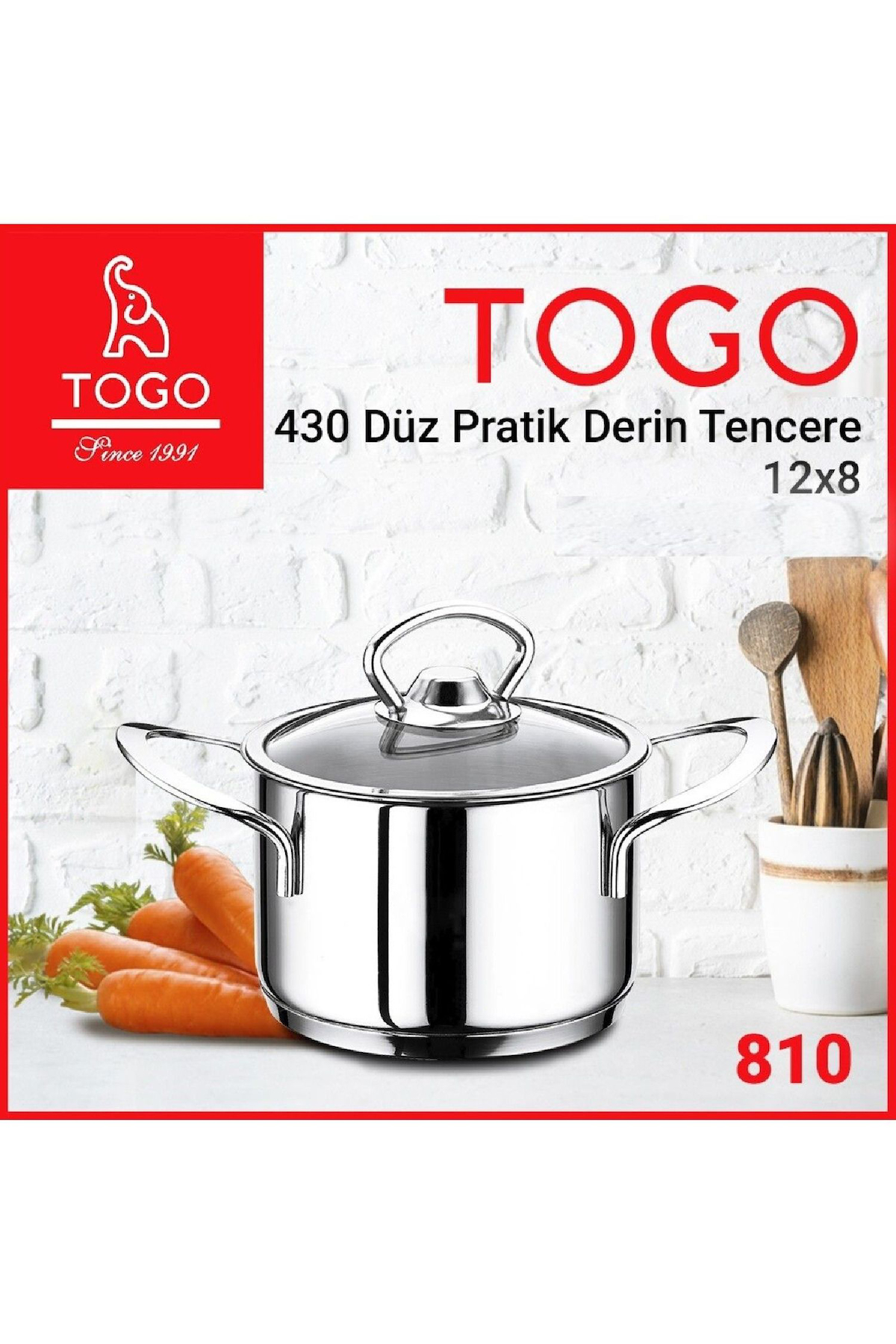 TOGO815 DÜZ PRATİK TENCERE