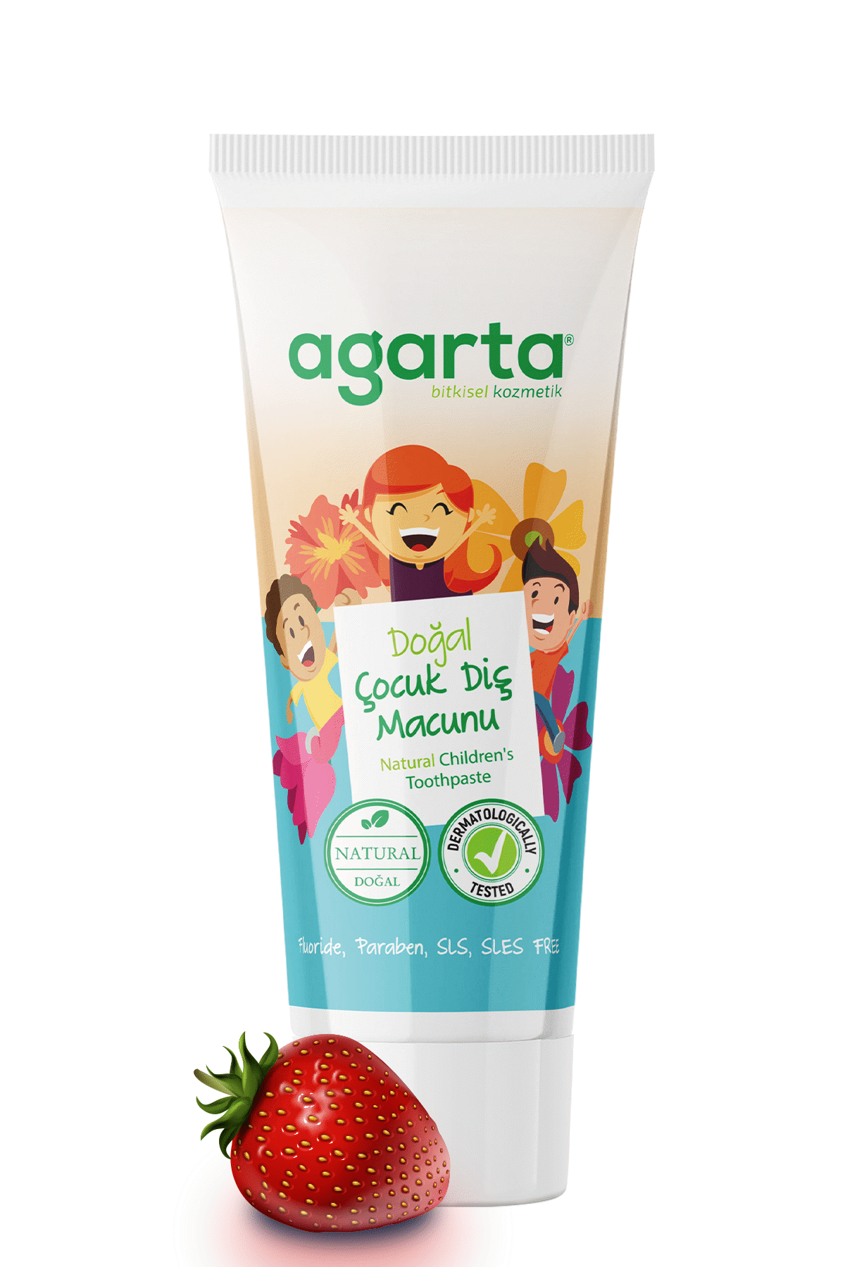 Agarta Doğal Çocuk Diş Macunu 75 ml ( % 100 Katkısız, Bitki Özlü)