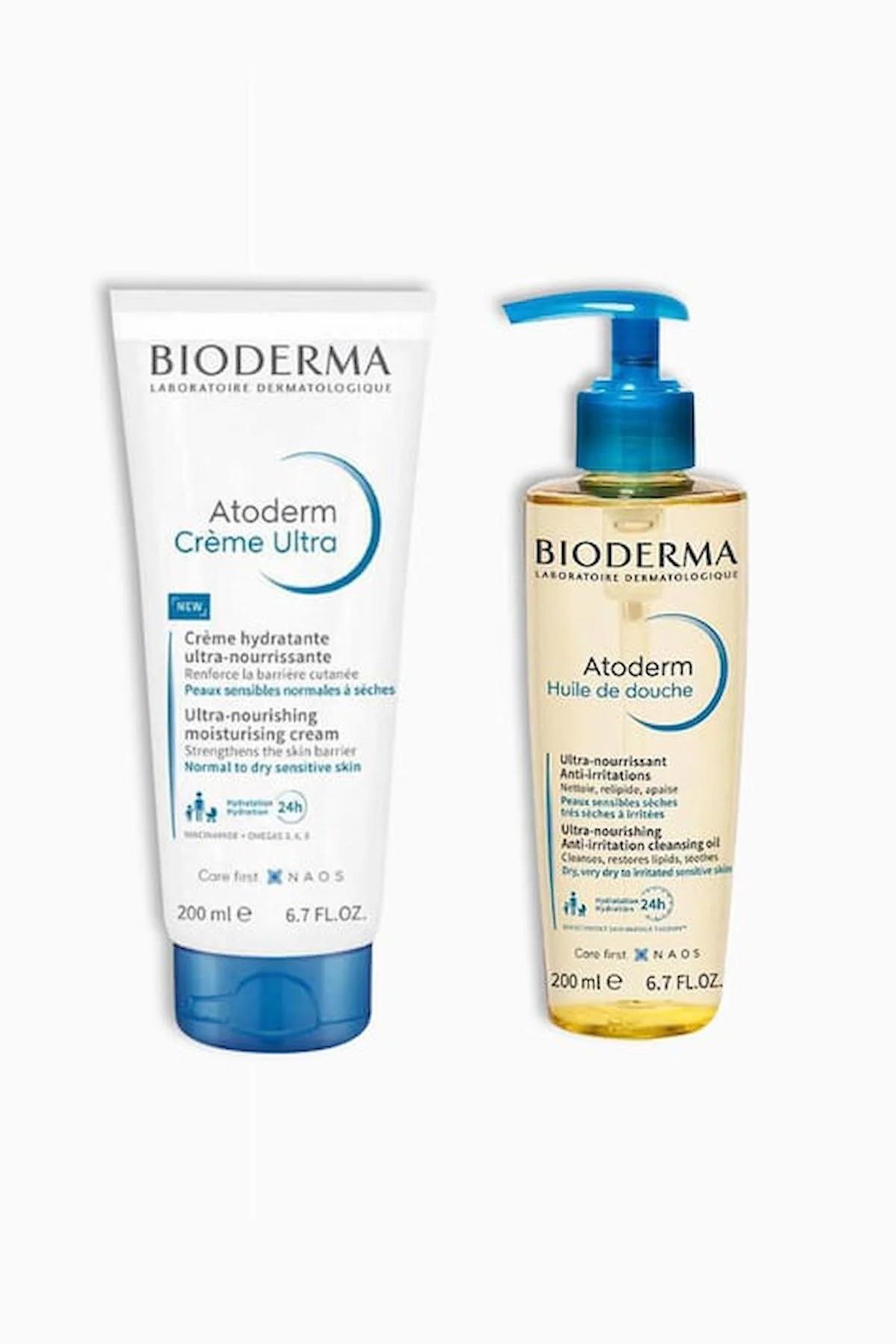 Bioderma Atoderm Cream Ultra 200 ml+ Bioderma Atoderm Huile 200 ml