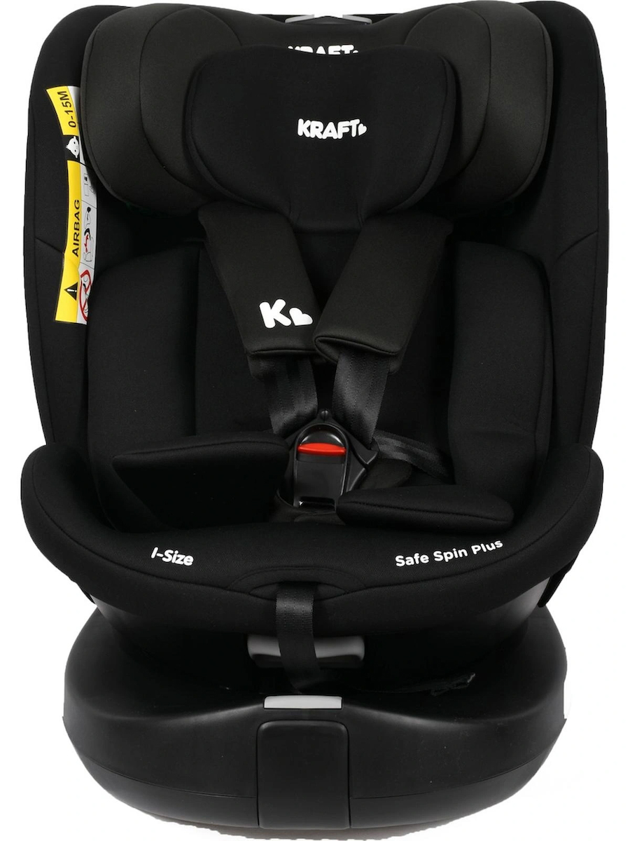 Kraft Safe Spin Plus I-Size Oto Koltuğu 0-36 kg Siyah