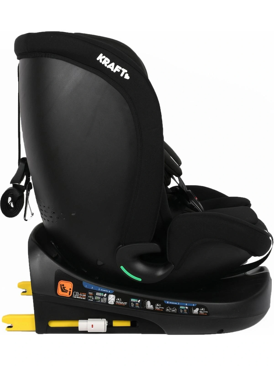 Kraft Safe Spin Plus I-Size Oto Koltuğu 0-36 kg Siyah