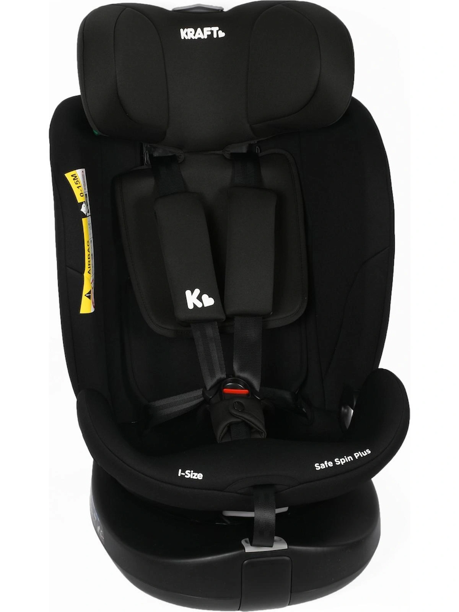 Kraft Safe Spin Plus I-Size Oto Koltuğu 0-36 kg Siyah