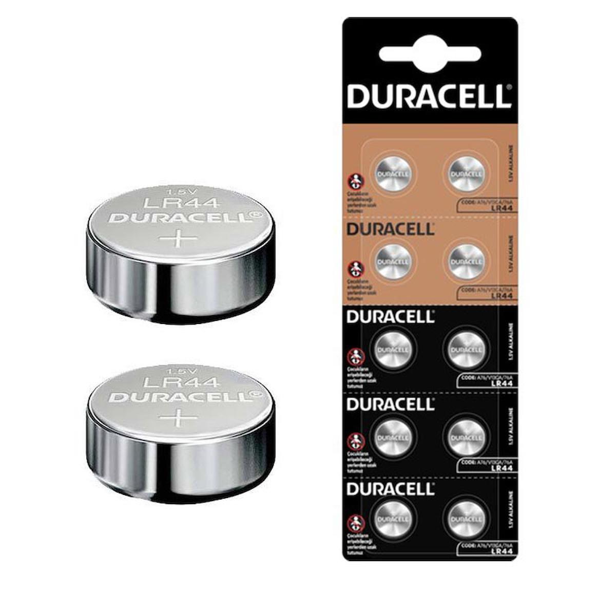 DURACELL A76 LR44 1.5V DÜĞME PİL 10LU PAKET (4434)