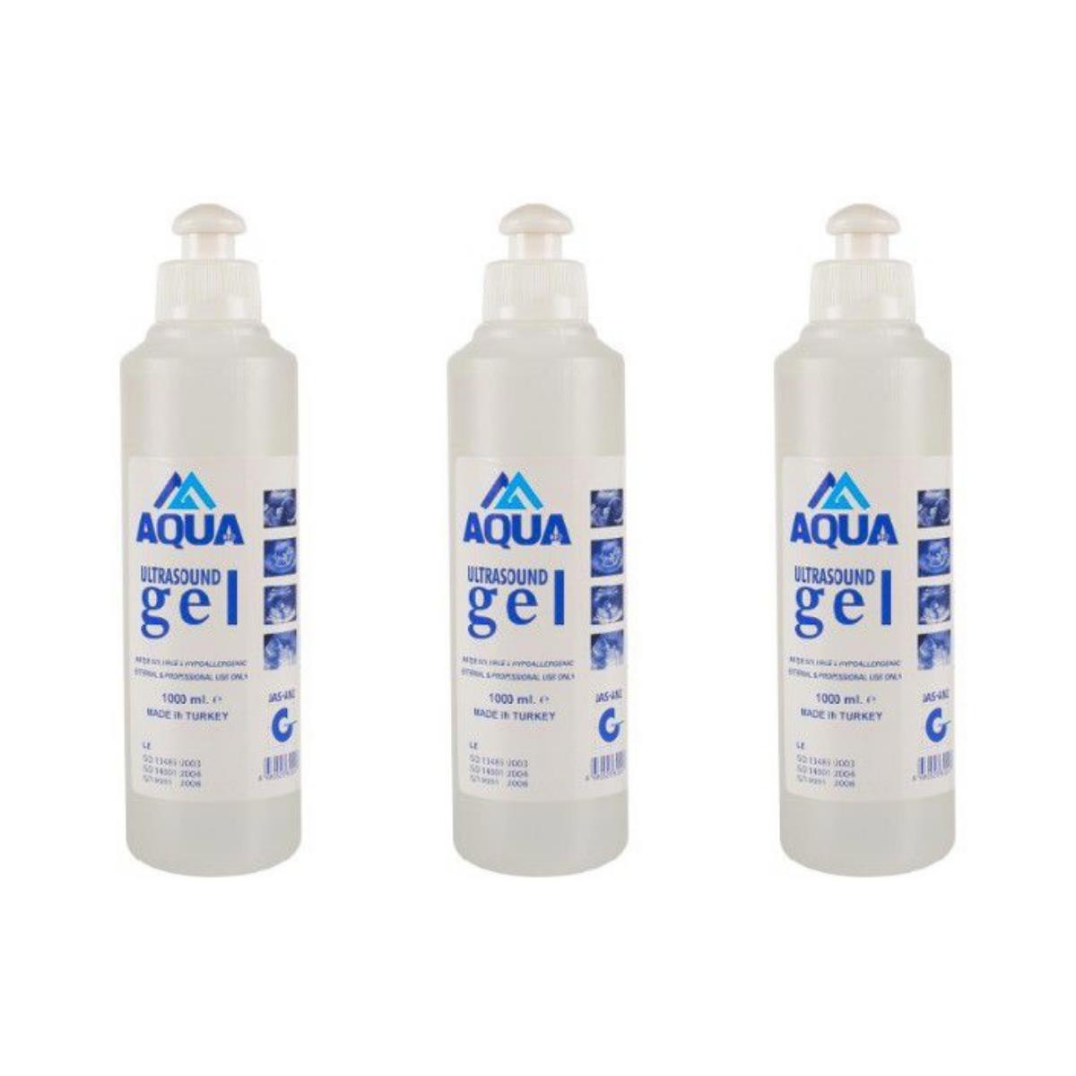 AQUA - ULTRASON JELİ 1 LT - 3 ADET