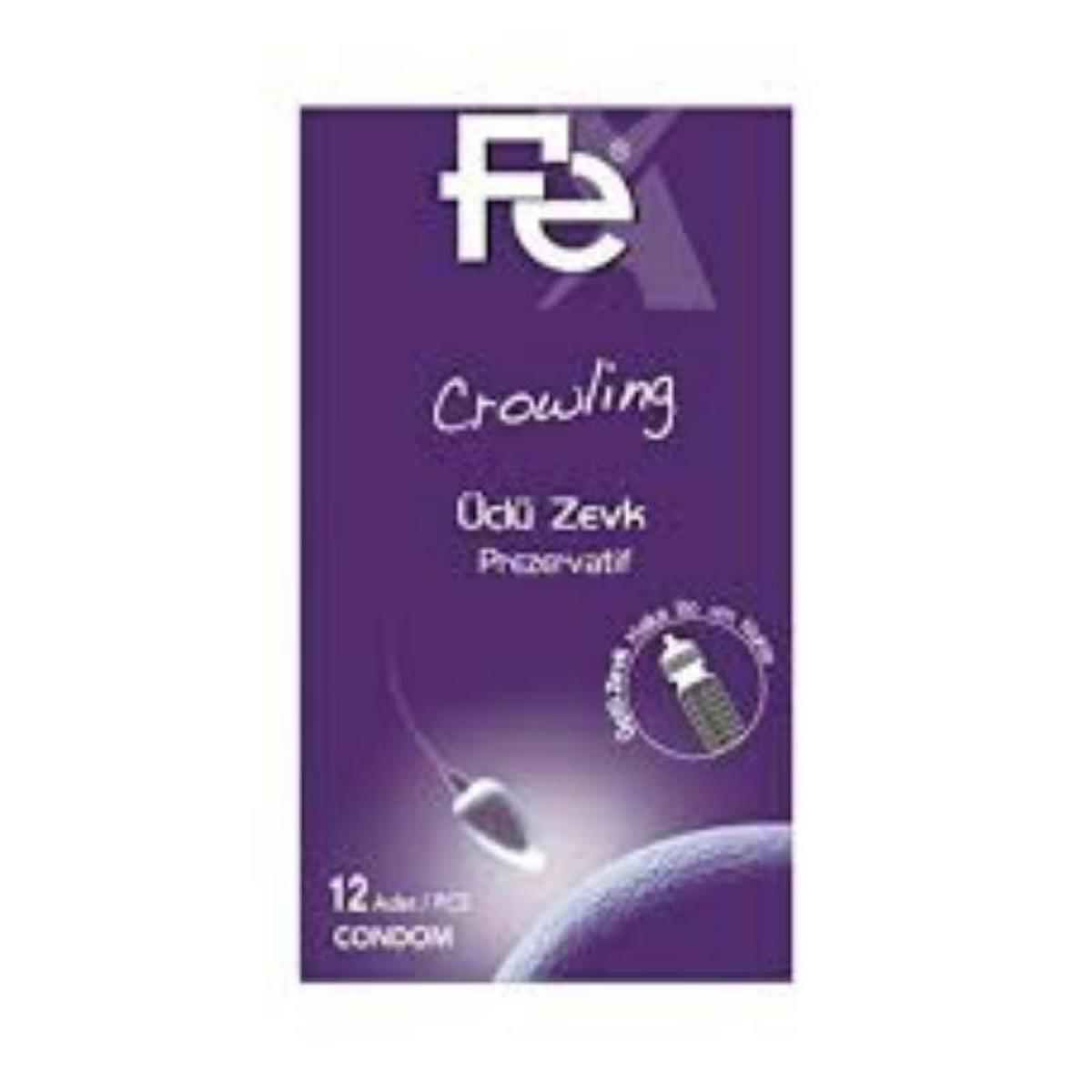 FE - PREZERVATİF CROWLİNG ÜÇLÜ ZEVK 12Lİ - 1 PAKET