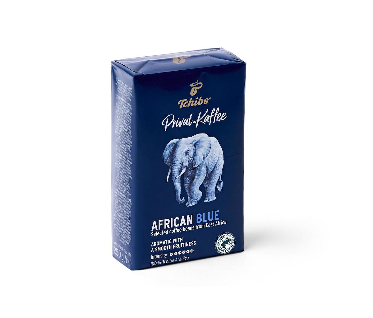 Tchibo Privat Kaffee African Blue Sert İçim Öğütülmüş Afrika Filtre Kahve 250 gr