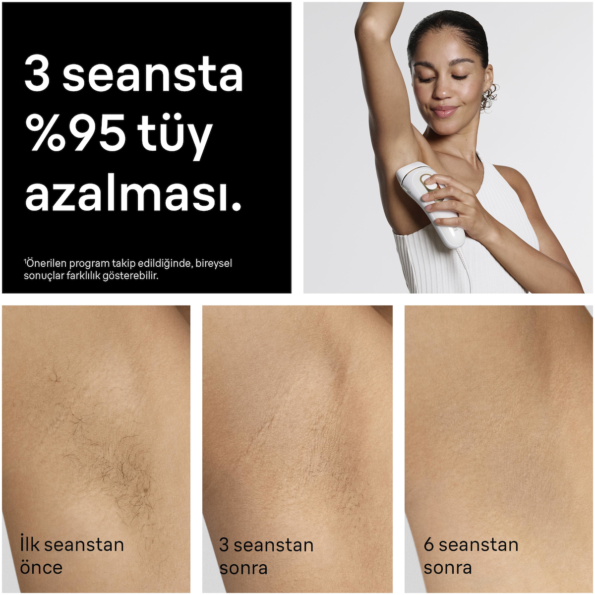 braun i̇̇pl silk·expert pro 5, evde lazerle tüy alma, çanta, gillette venus, 3 başlık, pl5351