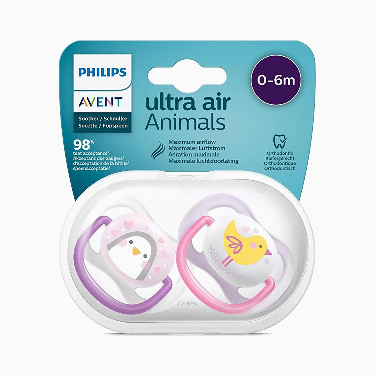 Philips Avent Ultra Air Emzik 0-6 Ay Kız 2'li