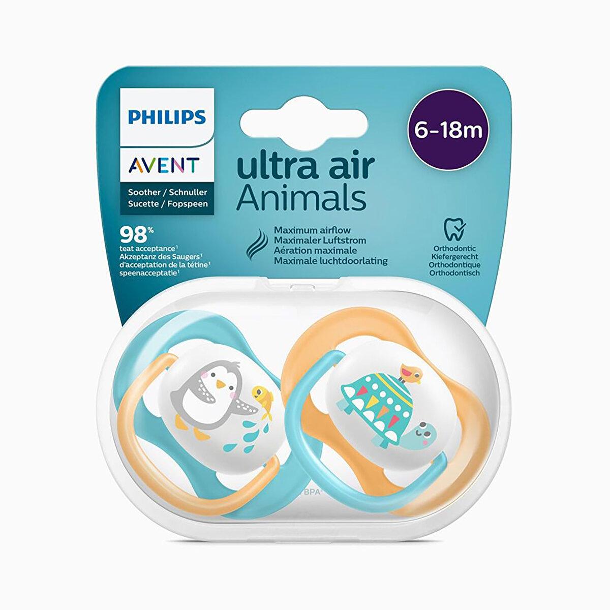 Philips Avent Ultra Air Emzik 6-18 Ay Erkek 2'li