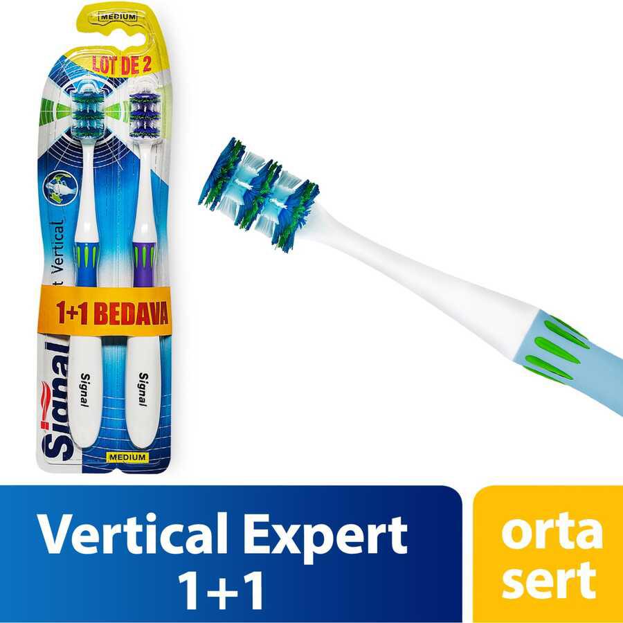 SİGNAL DİŞ FIRÇASI EXPERT VERTİCAL MEDİUM X2