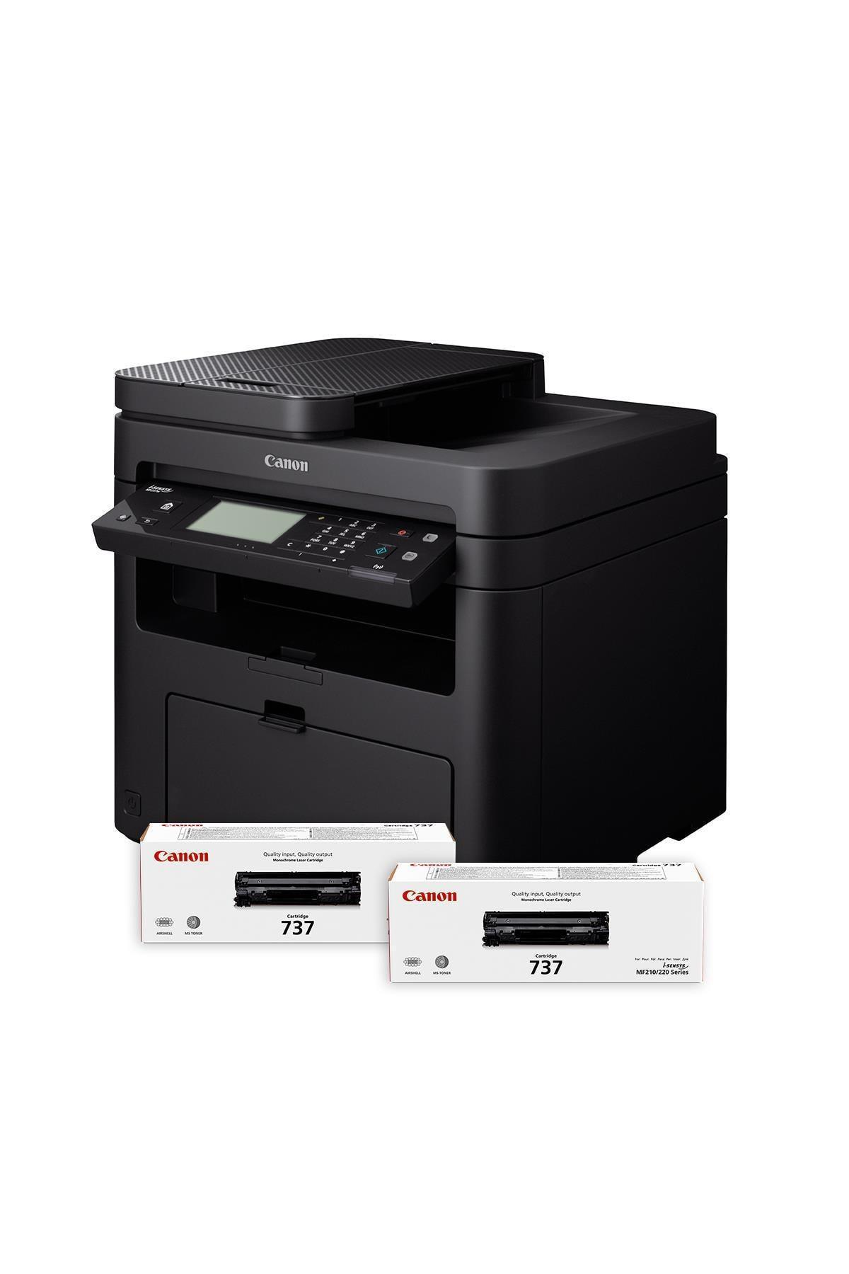 Canon i-Sensys MF237W Wifi + Fax + Fotokopi + Tarayıcı Çok Fonksiyonlu Lazer Yazıcı + 2 Adet CRG737 Toner