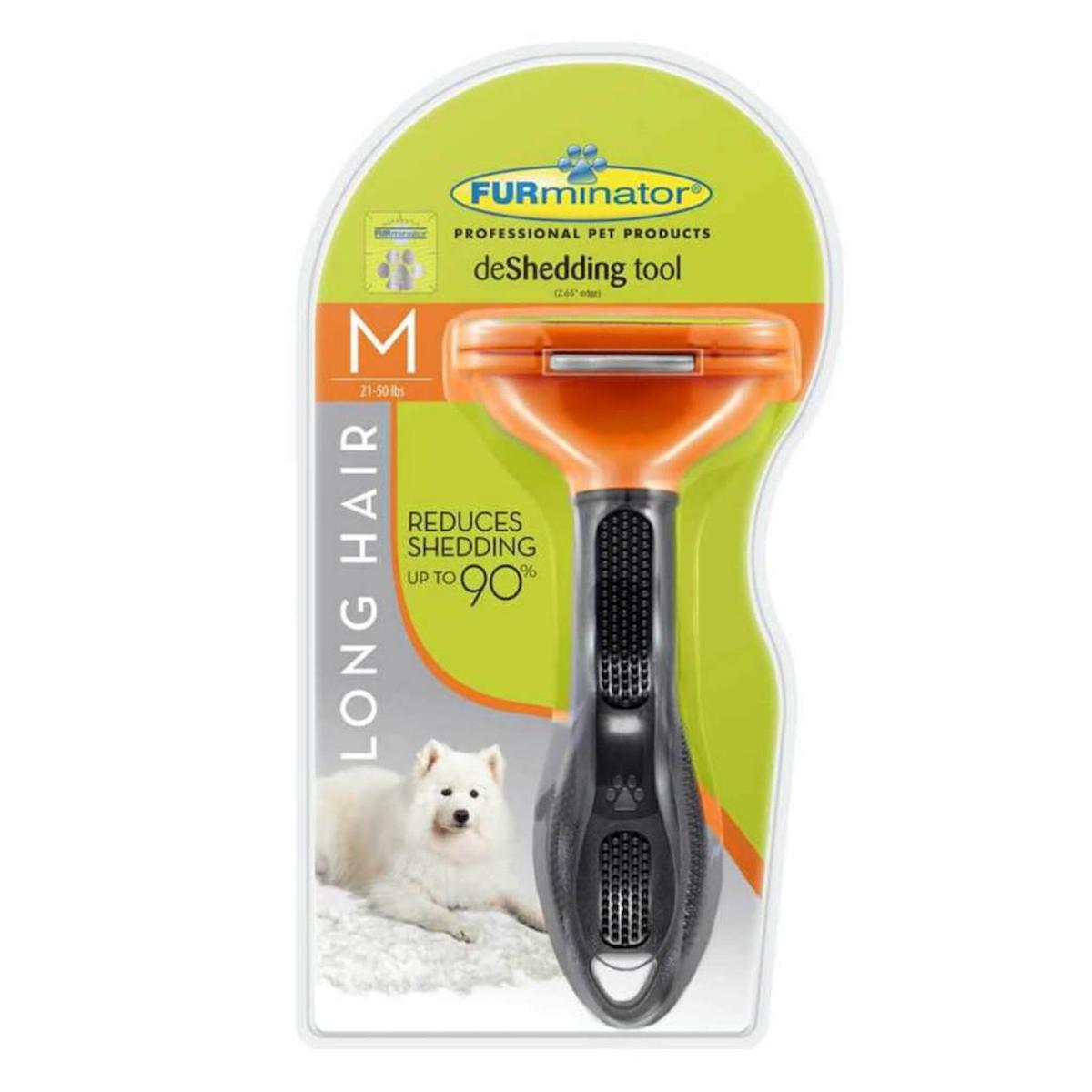 Furminator Uzun Tüylü Köpekler İçin Tüy Tarağı Medium