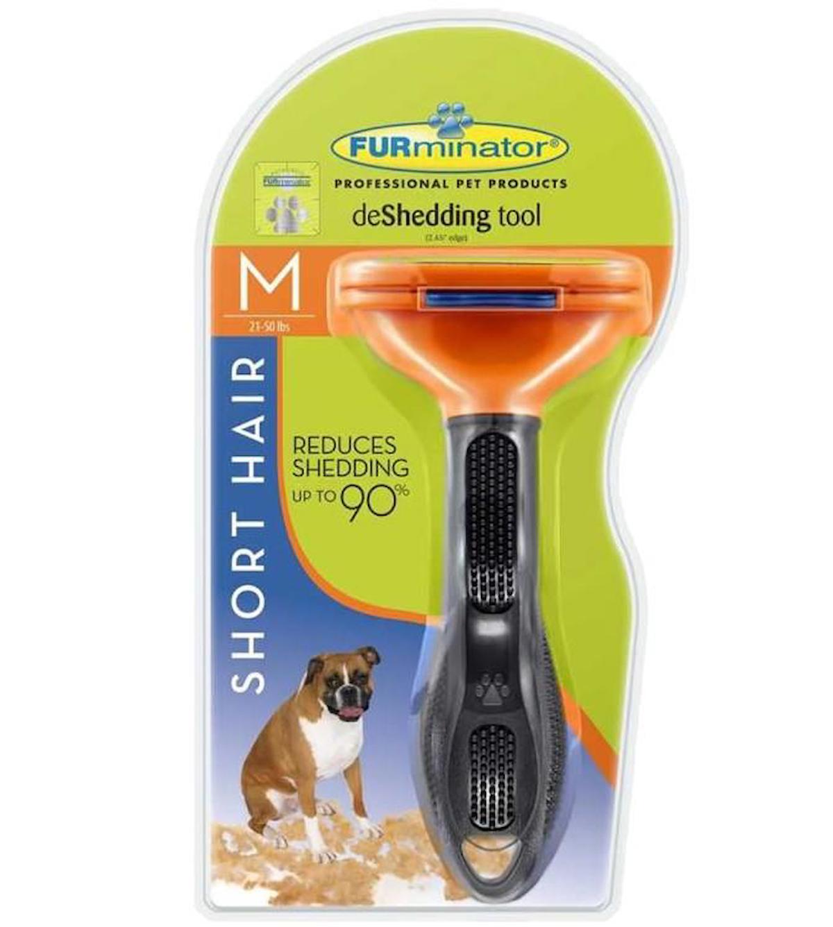 Furminator Short Hair Kısa Tüylü Köpek Tarağı Medium