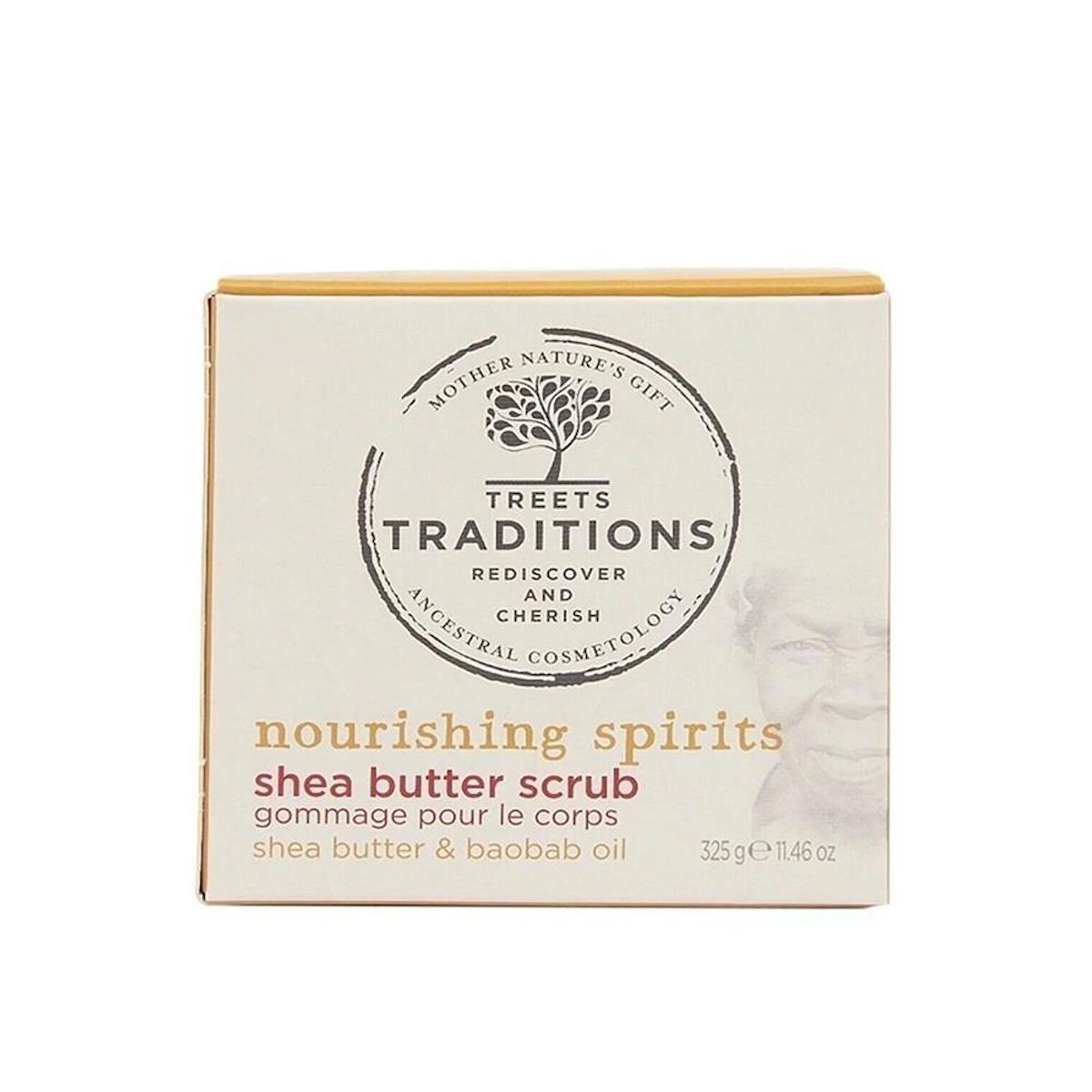 Treets Nourishing Spirits Shea Yağı Pelling Butter Scrub 325Gr