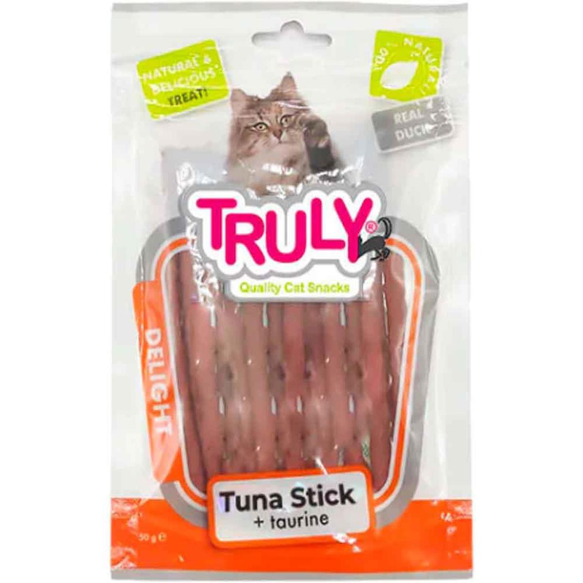 Truly Delight Ton Balıklı Taurinli Kedi Ödül Çubuğu 50 Gr