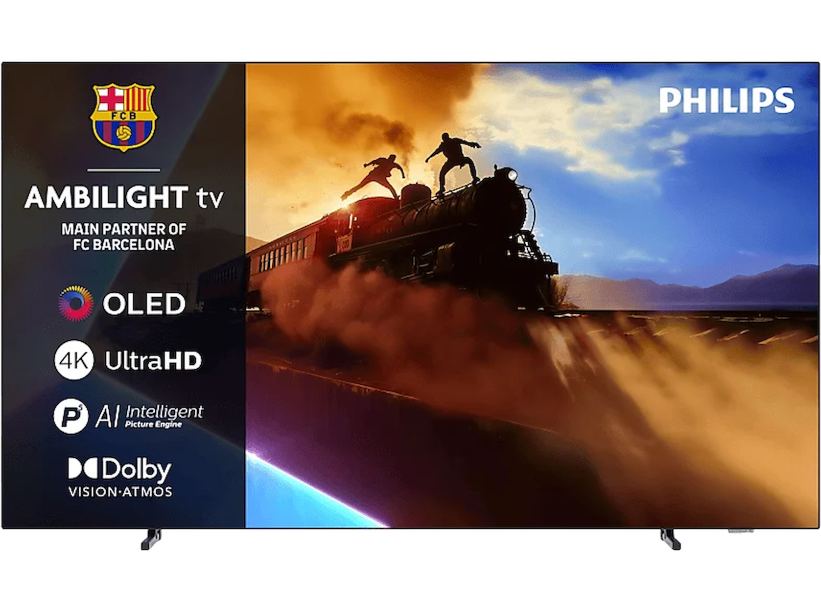PHILIPS 65OLED760/12 65 inç 164 Ekran Smart 4K UHD Dolby Vision Dolby Atmos Titan OS Ambilight OLED TV
