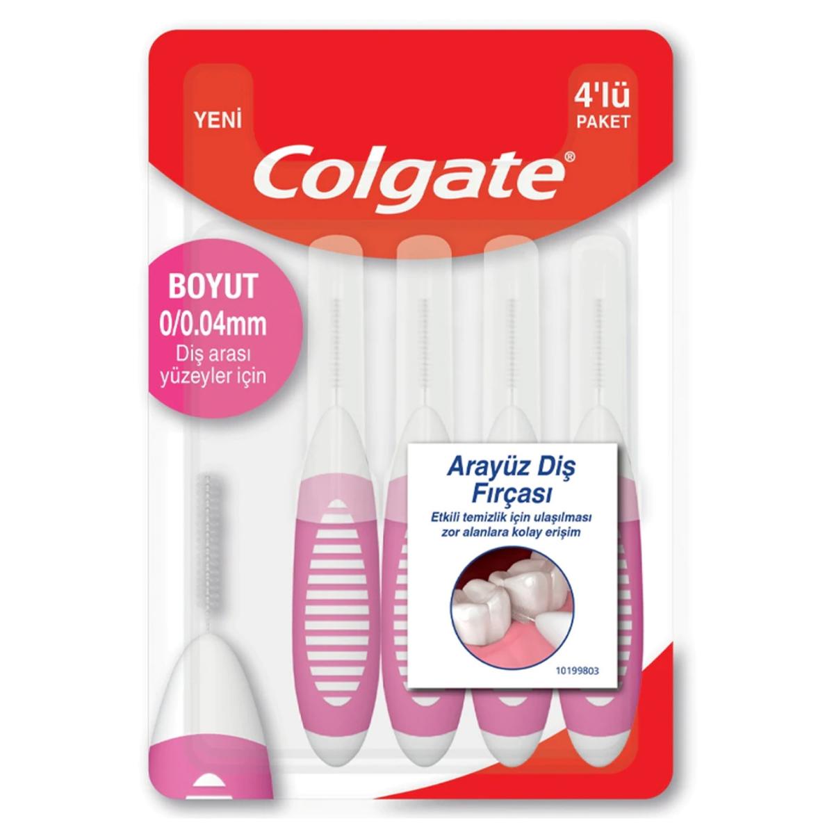 Colgate Arayüz Fırçası 4 Lü 0.04 Mm