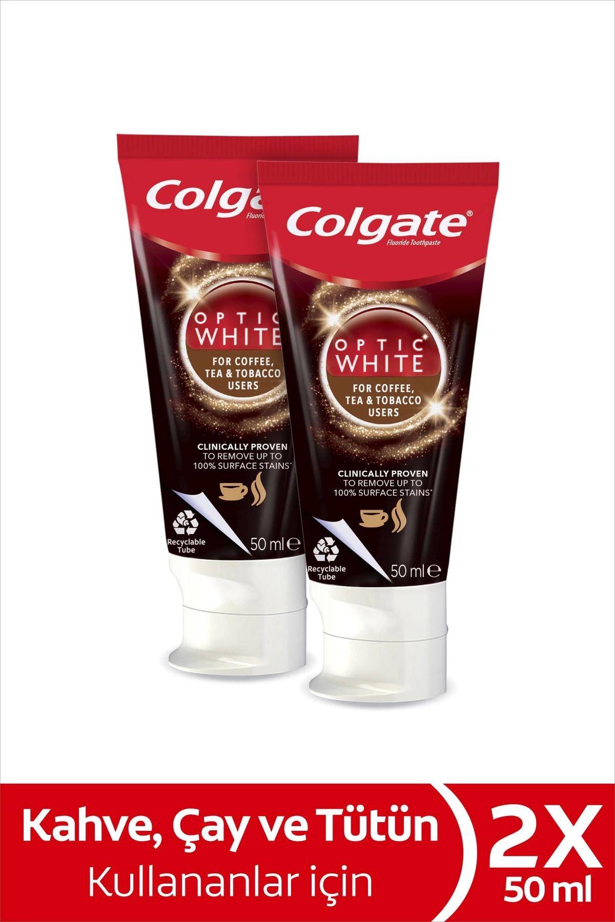 Colgate Optic White Çay-kahve-sigara 2x50ml