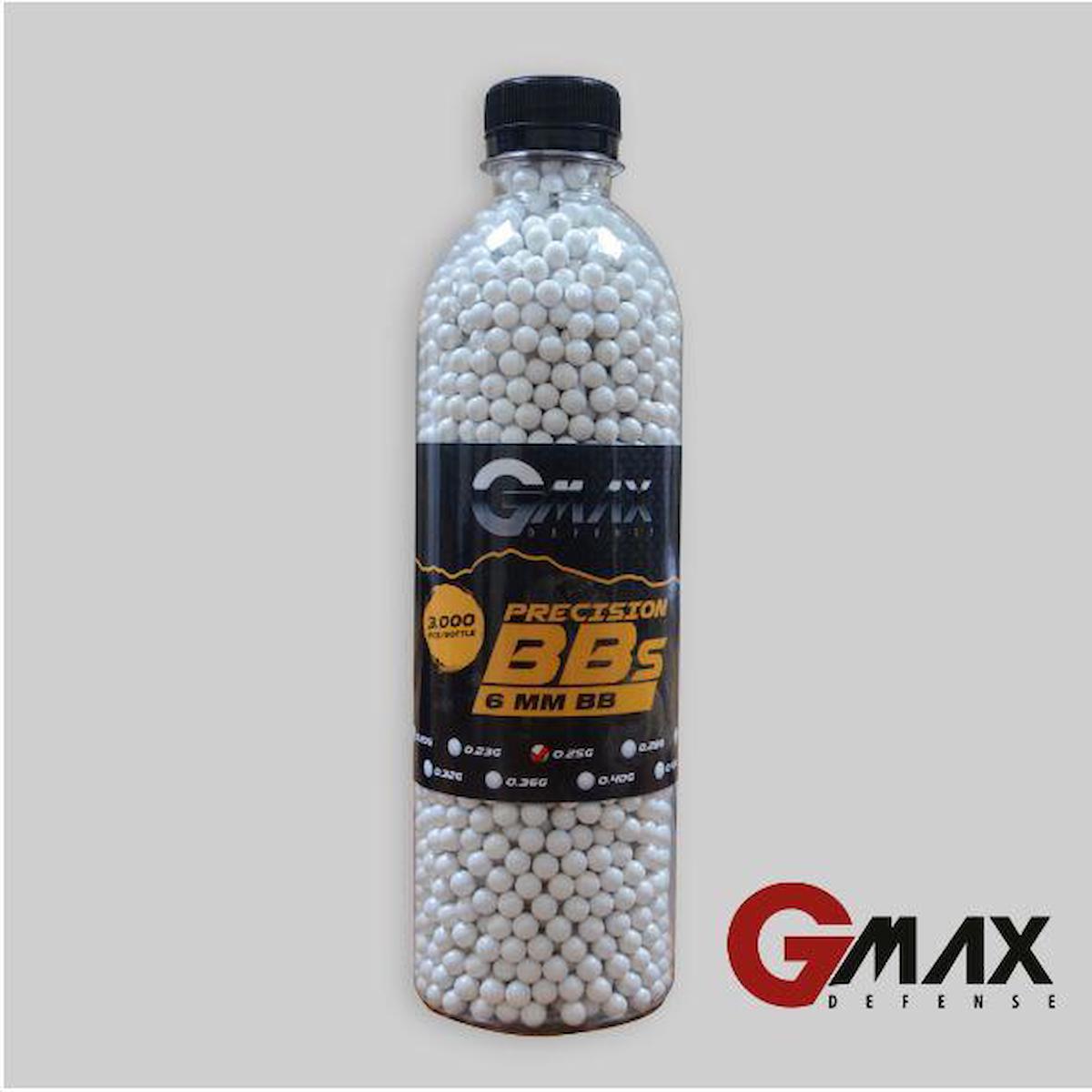 Gmax 0.25 gr Airsoft Bb (3000 adet)