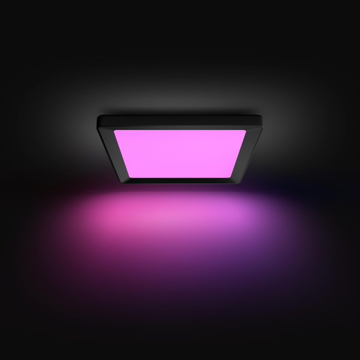 Philips Hue Tento Siyah Sıva Üstü RGB Akıllı LED Panel Tavan Armatürü 30x30cm 1340 Lumen