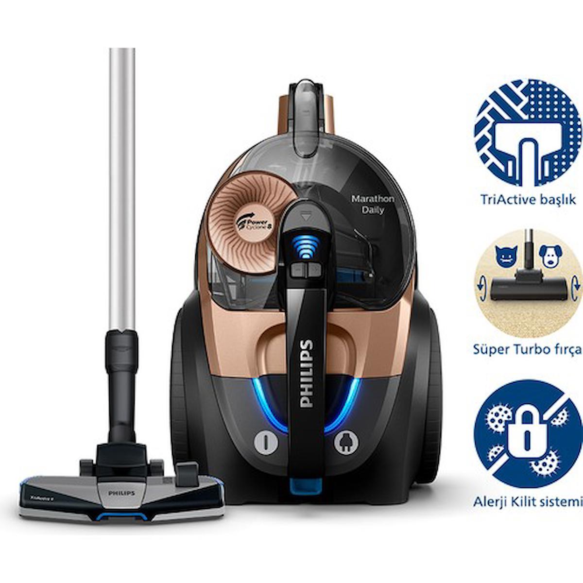 Philips Marathon Ultimate XB7150/07 900 W Toz Torbasız Süpürge