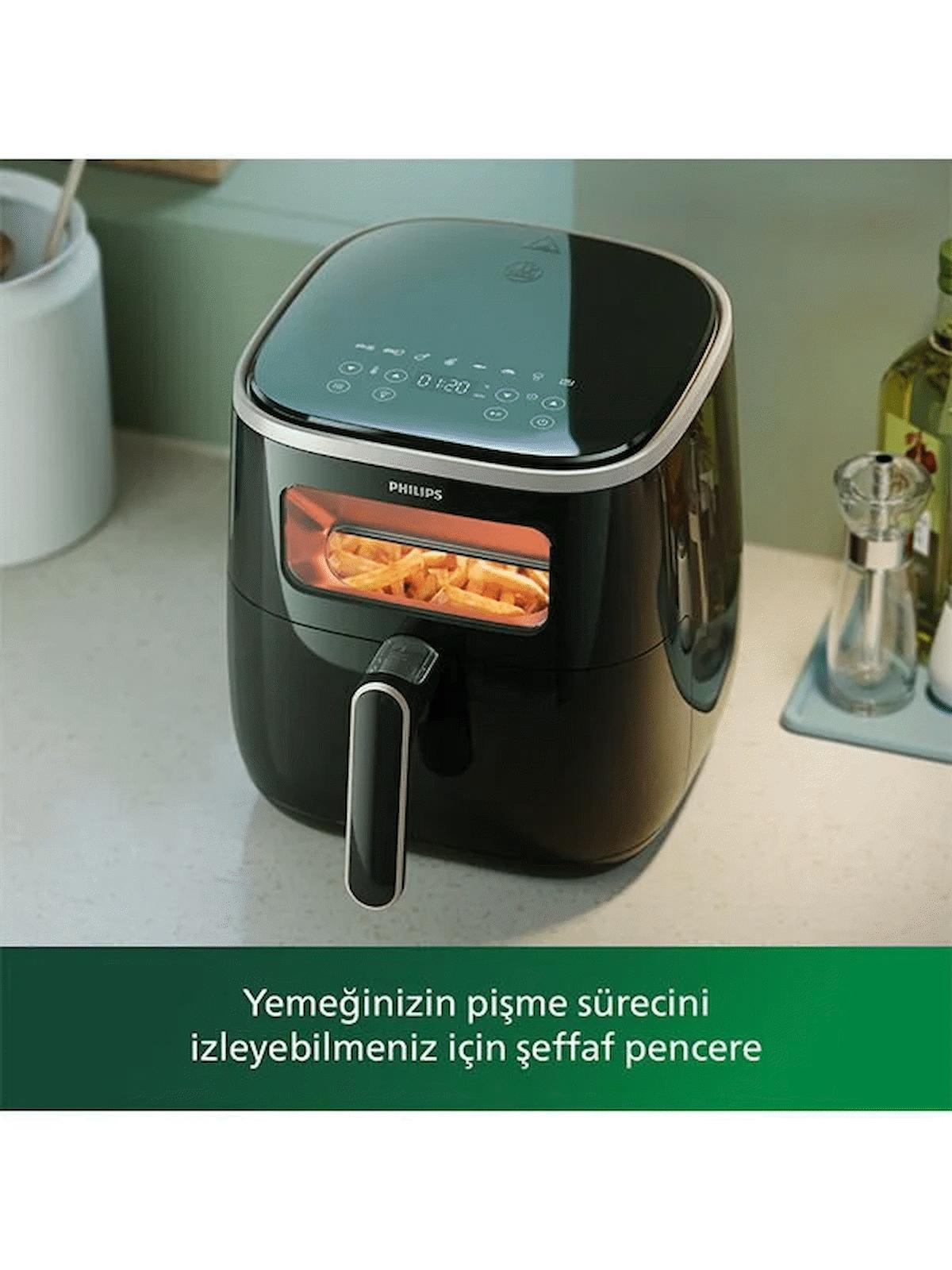 Philips 3000 Series XL HD9257/80 5.6 lt Yağsız Airfryer Siyah