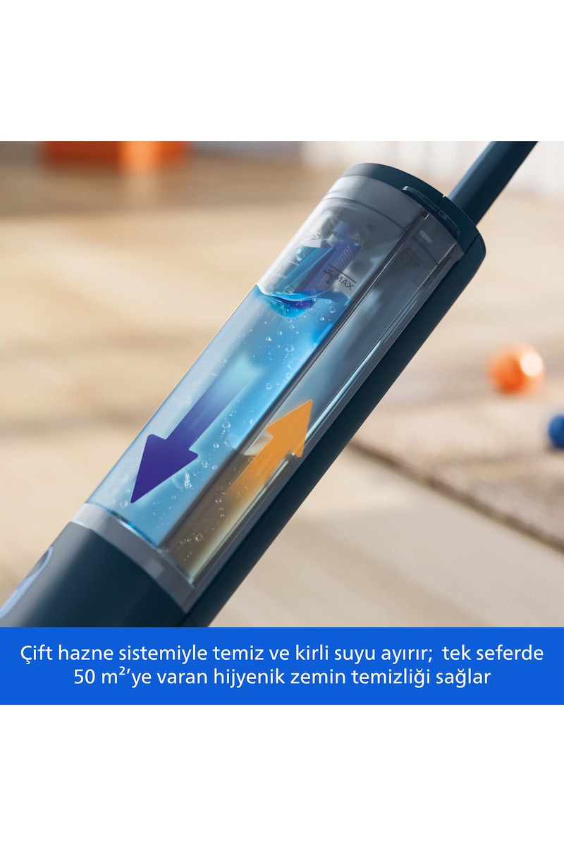 Philips OneUp 3000 Serisi XV3101/01 Elektrikli Mop