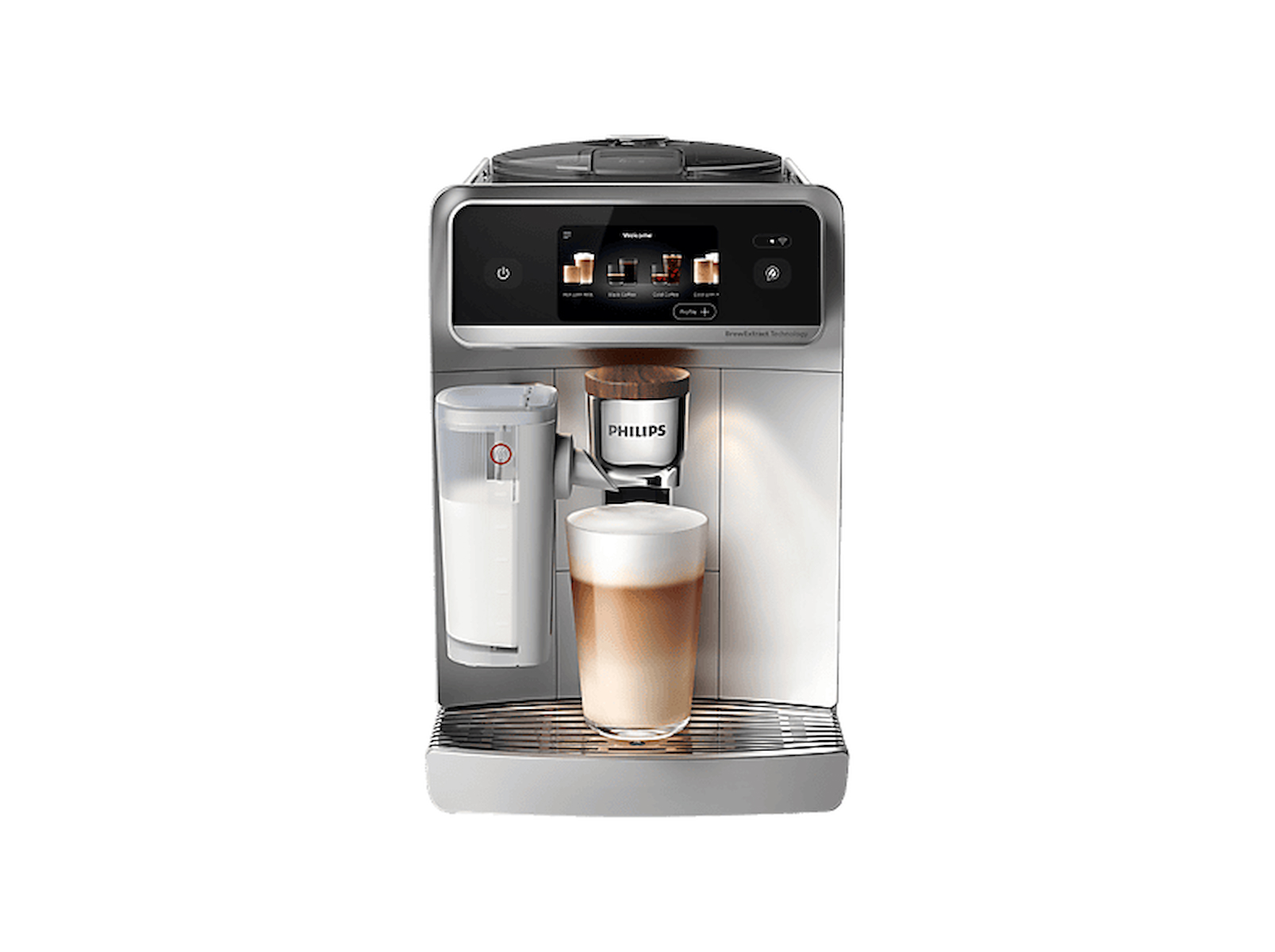PHILIPS 8000 Serisi LatteGo Pro Café Aromis Kahve Makinesi, Evde Kafe Kalitesi, BrewExtract, 54 farklı Sıcak ve Soğuk İçecek, EP8757/20