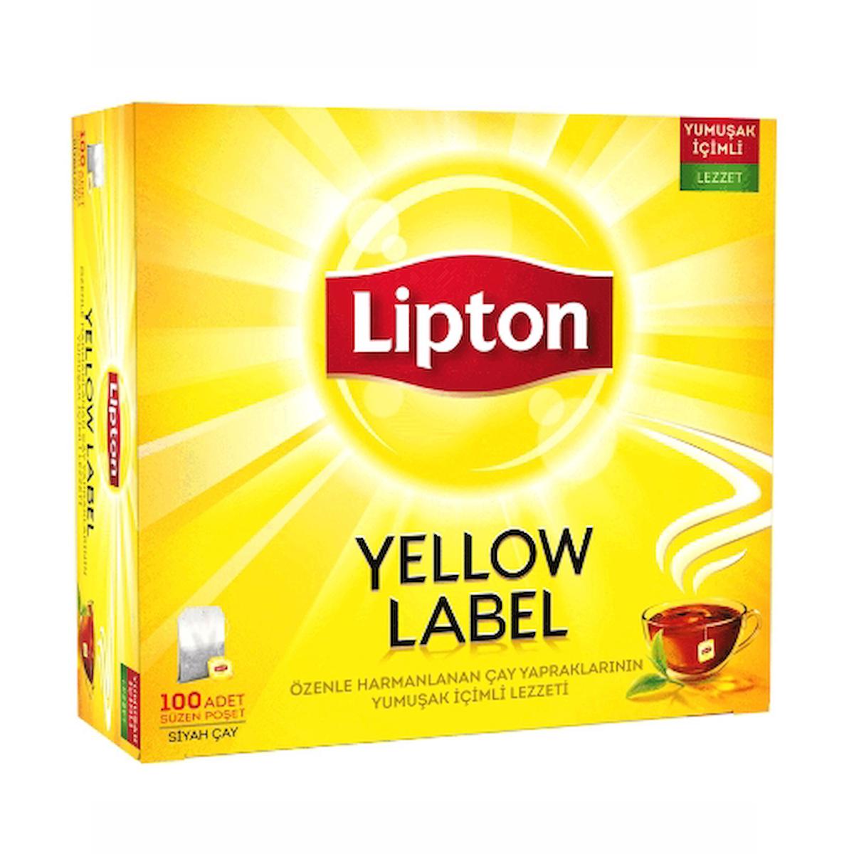 6'lı Lipton Yellow Label Bardak Çay 100'lü 200 Gr. EMH