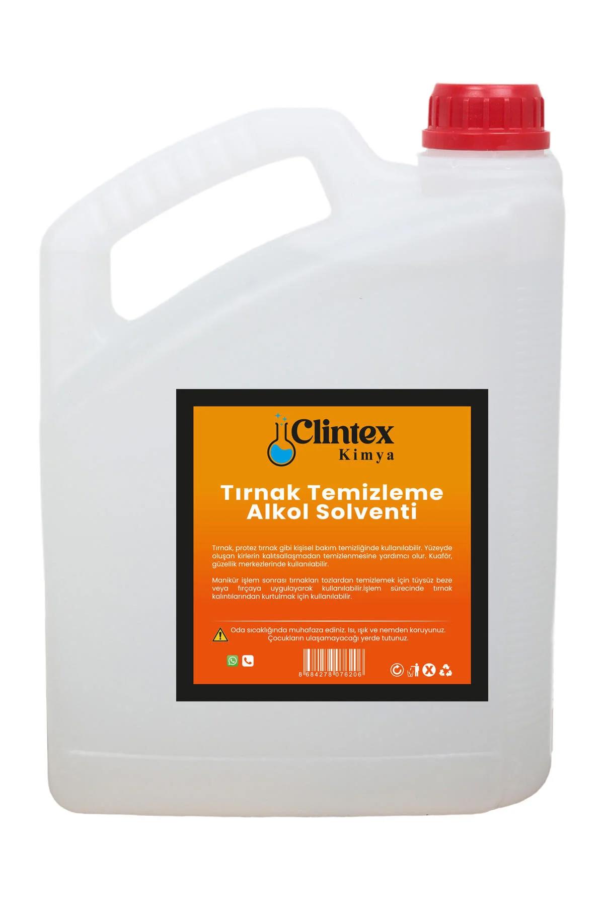 Clintex Kimya Tırnak Temizleme Alkol Solventi 3 Lt