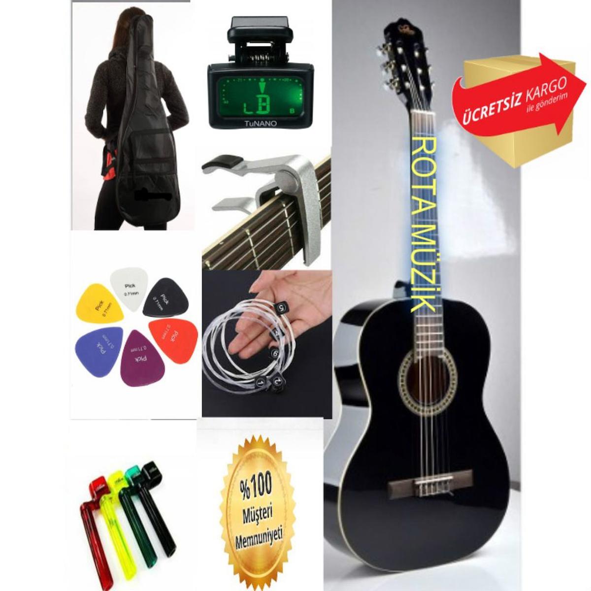 Barcelona Lc 3900 Bk 4/4 Tam Boy Klasik Gitar Seti