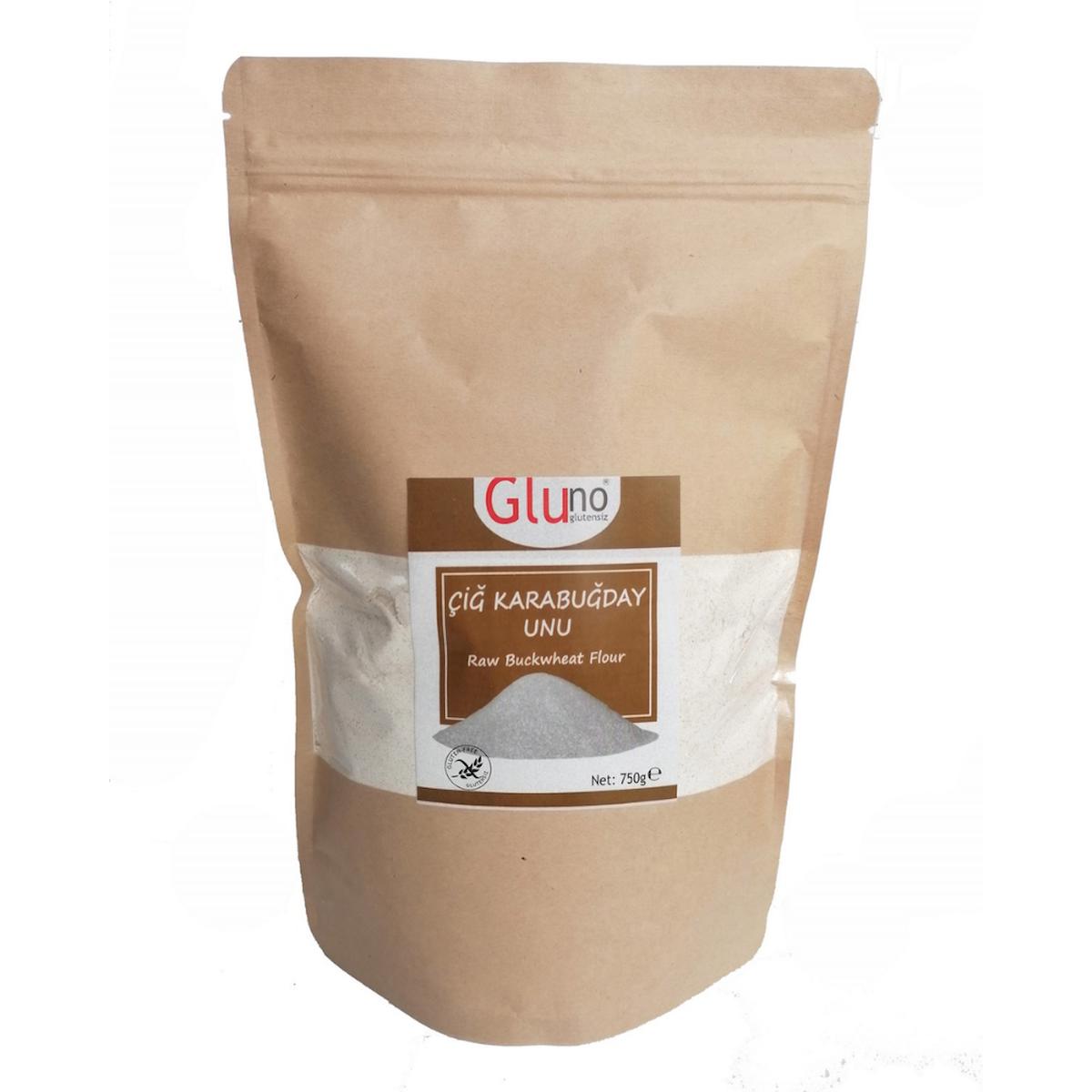 Gluno Glutensiz Çiğ Karabuğday Unu 750 G