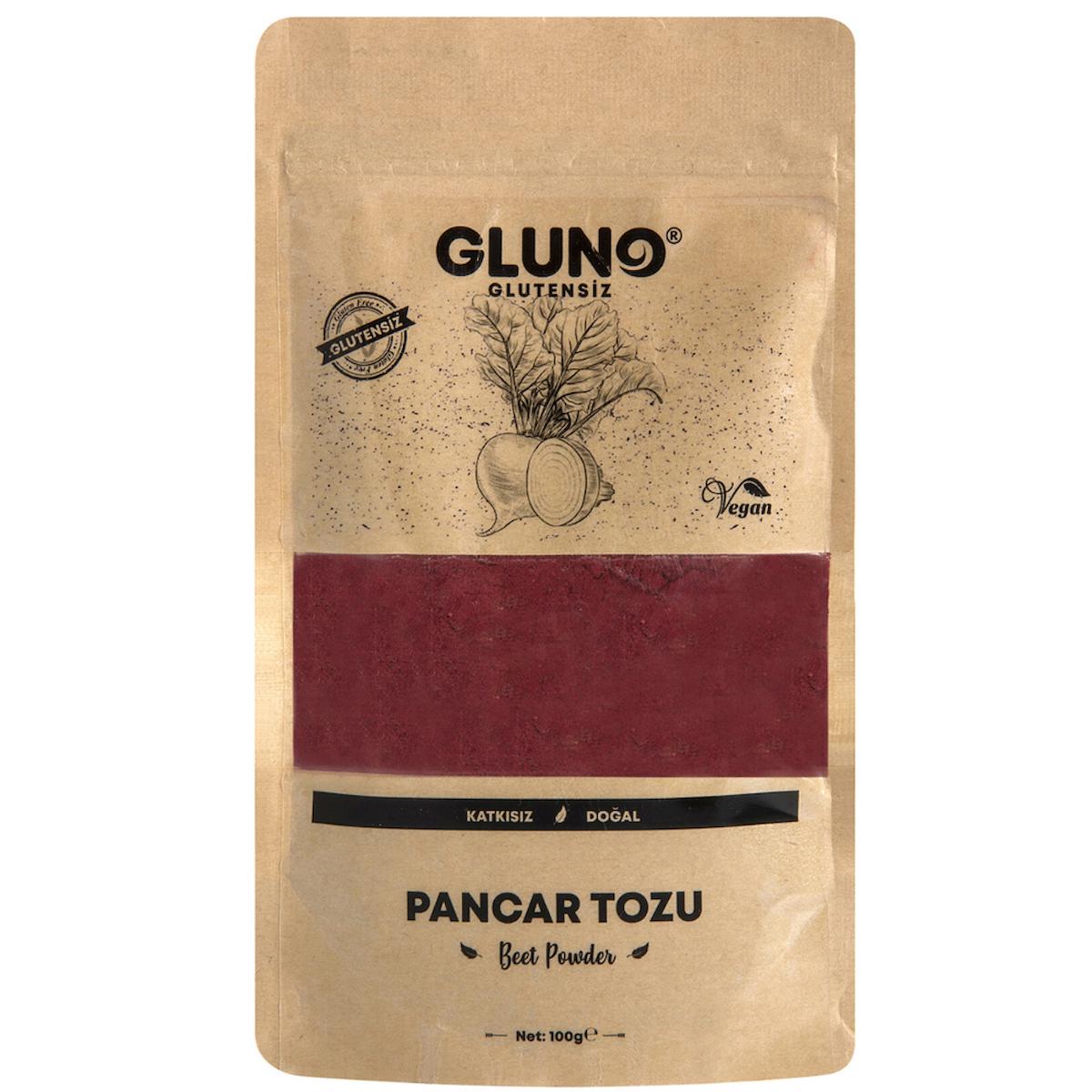 Gluno Glutensiz Pancar Tozu 100 G