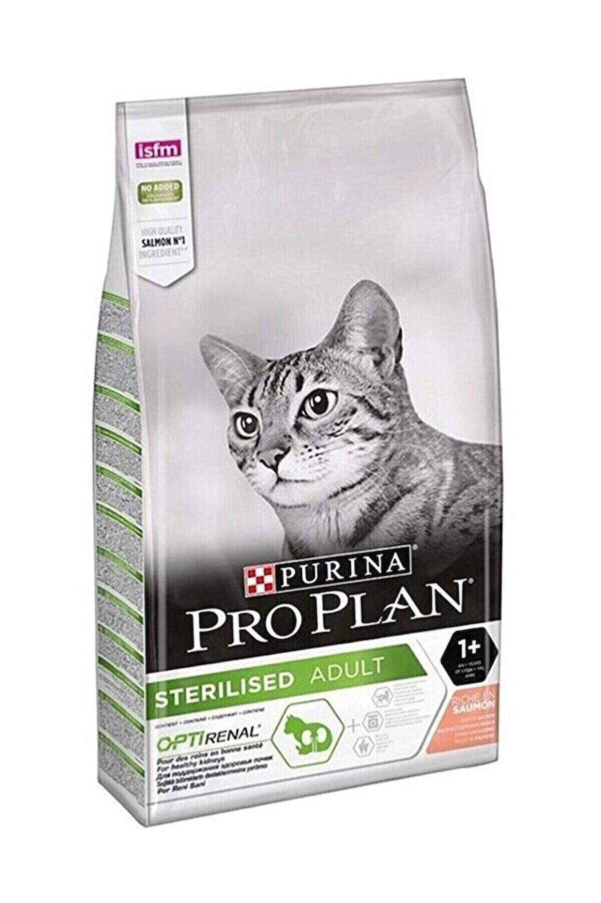 Pro Plan Sterilised Kısırlaştırılmış Adult Somonlu Kedi Maması 10 Kg