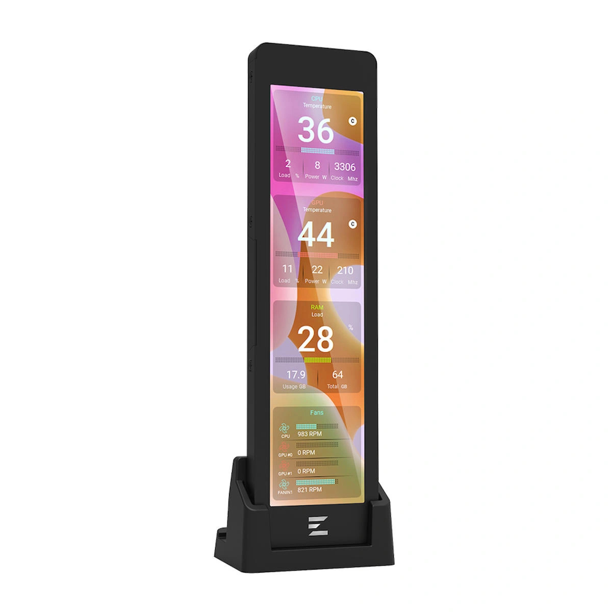 ZALMAN ZM-MF916 Black 9.1Inch Ekran Modülü + Stand