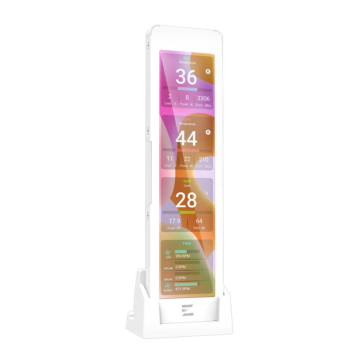 ZALMAN ZM-MF916 White 9.1Inch Ekran Modülü + Stand