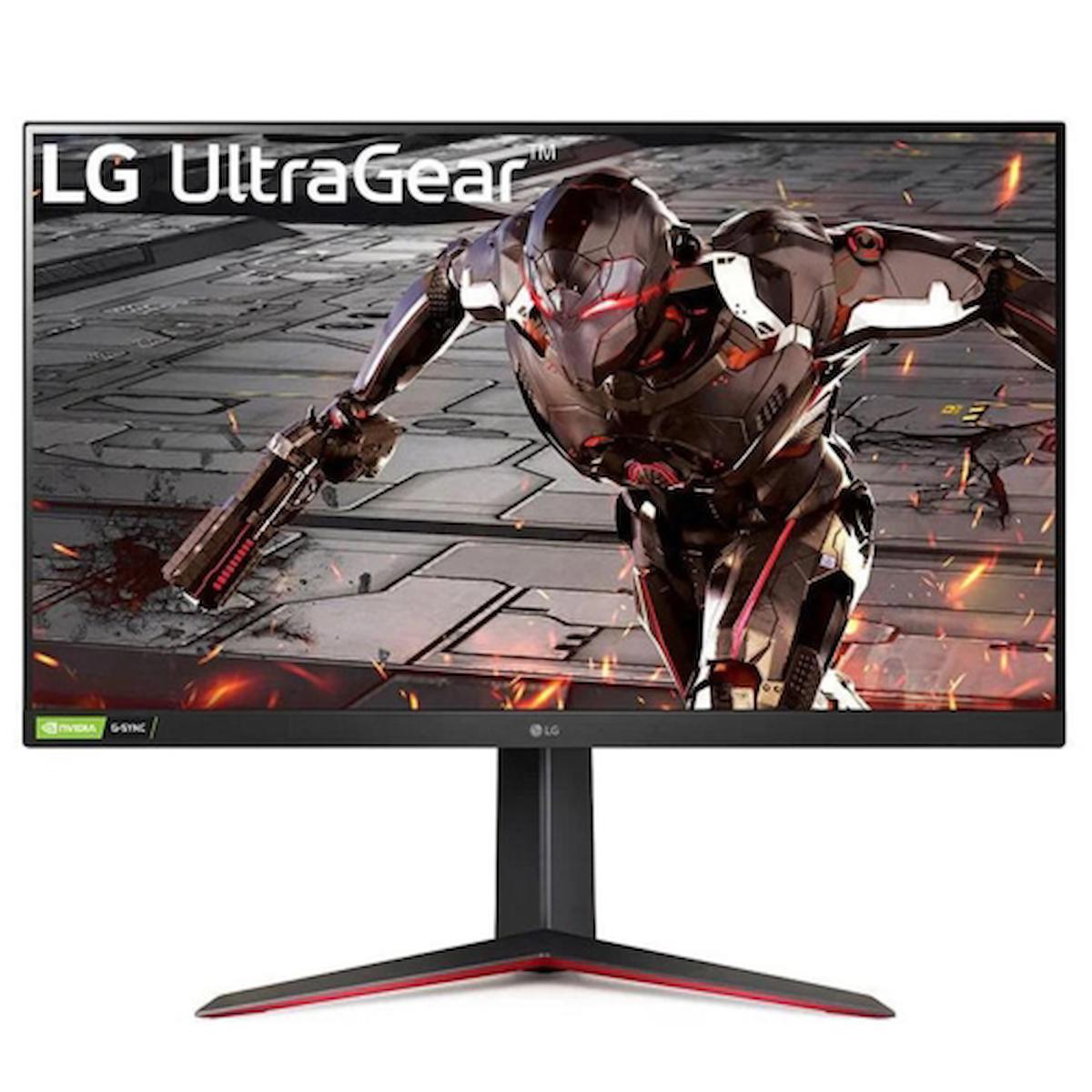 LG 31.5" 32GN55R-B LED 165Hz Gaming Monitör 1ms Siyah