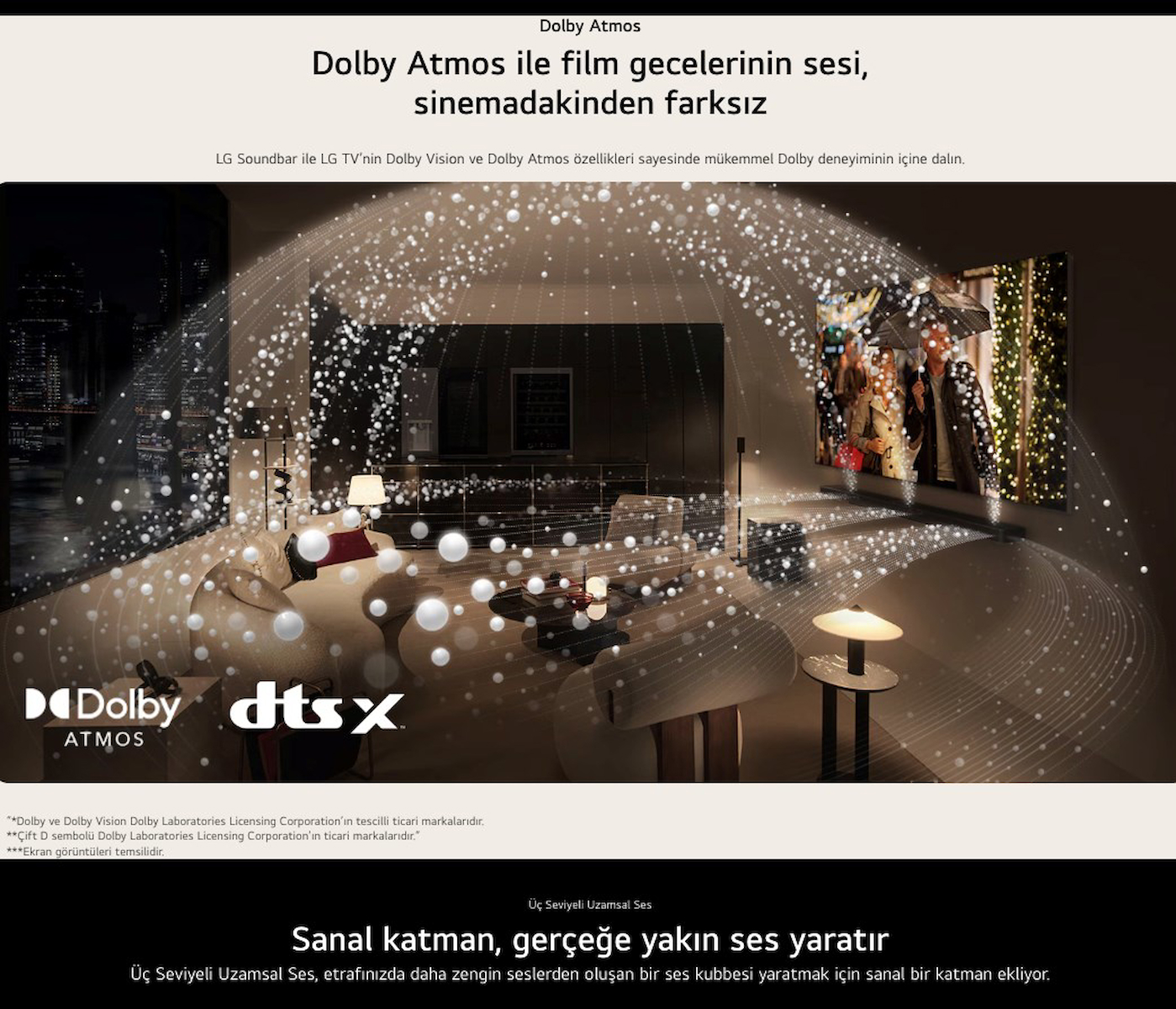 S95TR 9.1 Kanal 810 W Güçlü Soundbar Modern Tasarım ile Sinema Keyfi, 810 W Akıllı Ev Sinema Sistemi