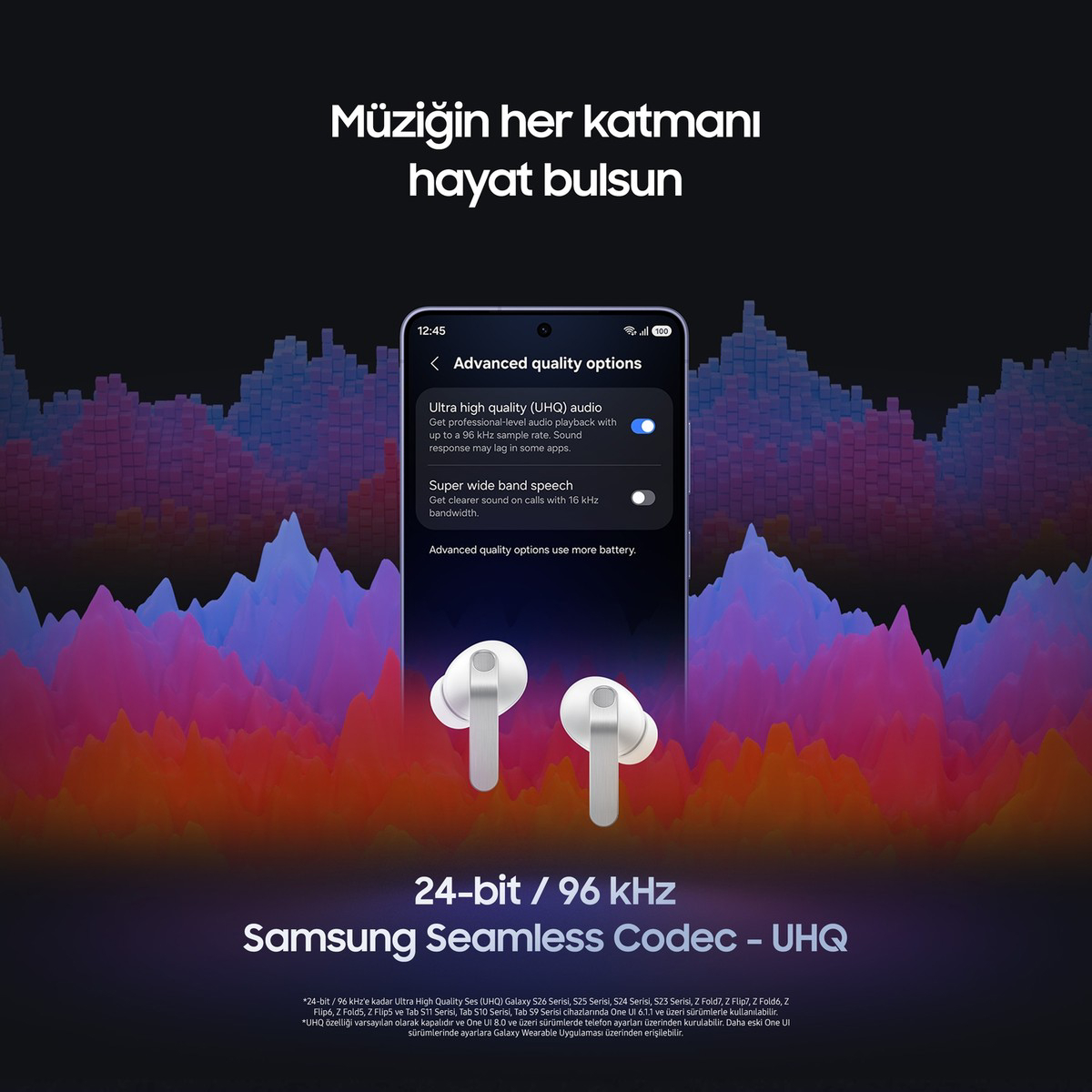 Samsung Galaxy Buds4 Pro Bluetooth Kulaklık Beyaz(ANC)