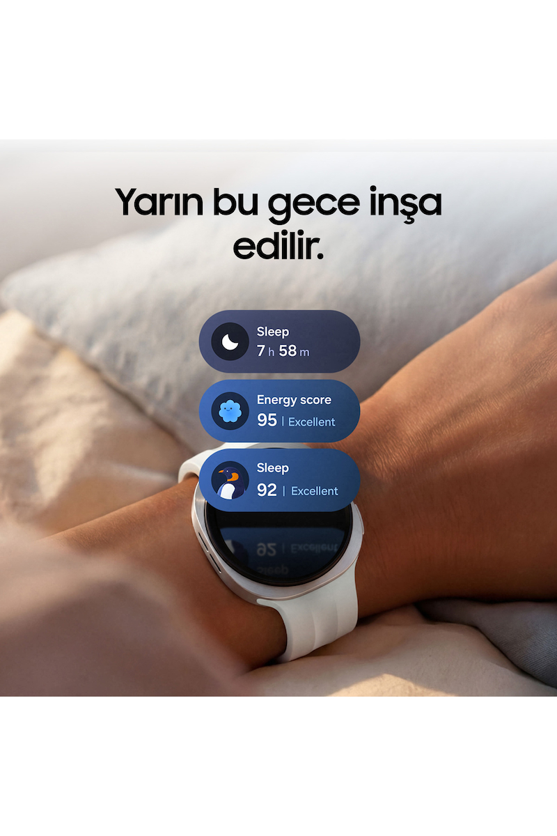 Samsung Galaxy Watch9 44mm Gümüş Akıllı Saat
