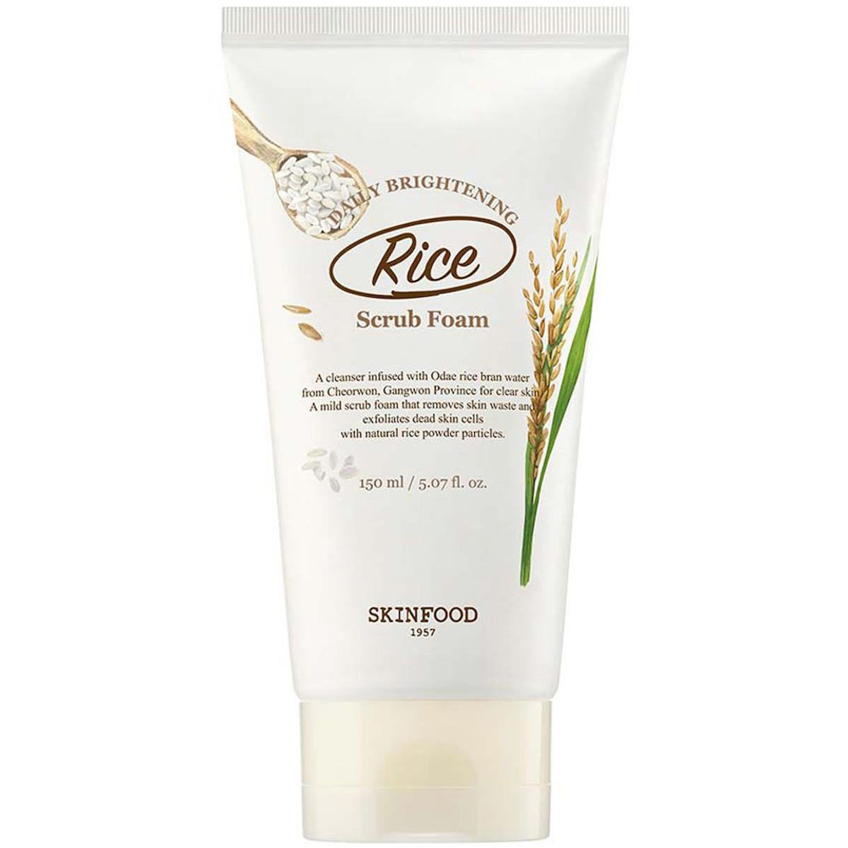 Skinfood Rice Daily Brightening Scrub Foam