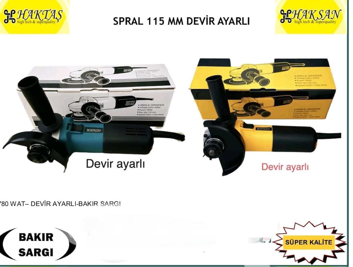 HAKTAŞ SPRAL 115 MM DEVİR AYARLI