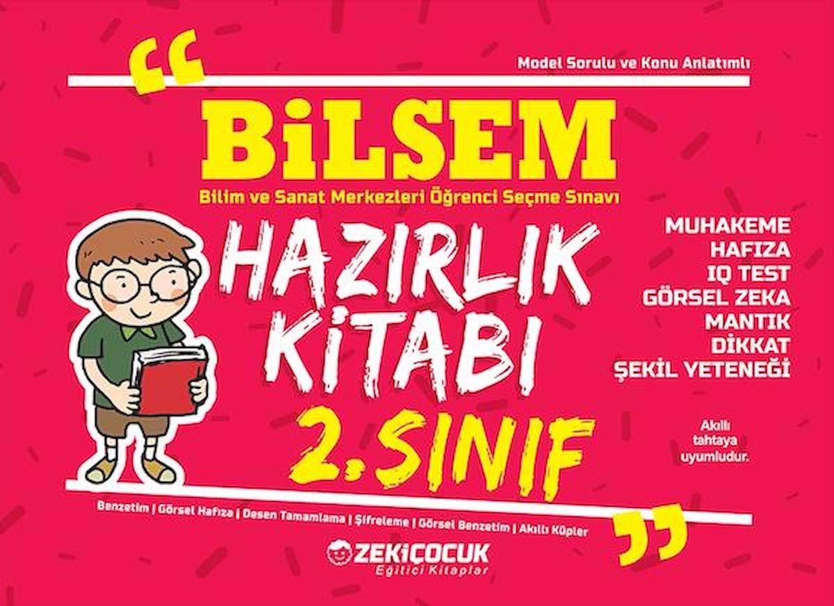 2. Sınıf Bilsem Konu Anlatım Hazırlık Kitabı Zeki Çocuk Yayınları